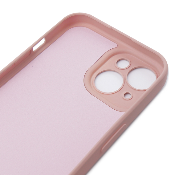 Pouzdro pro iPhone 15 Plus, Silicone Lite, oranžové