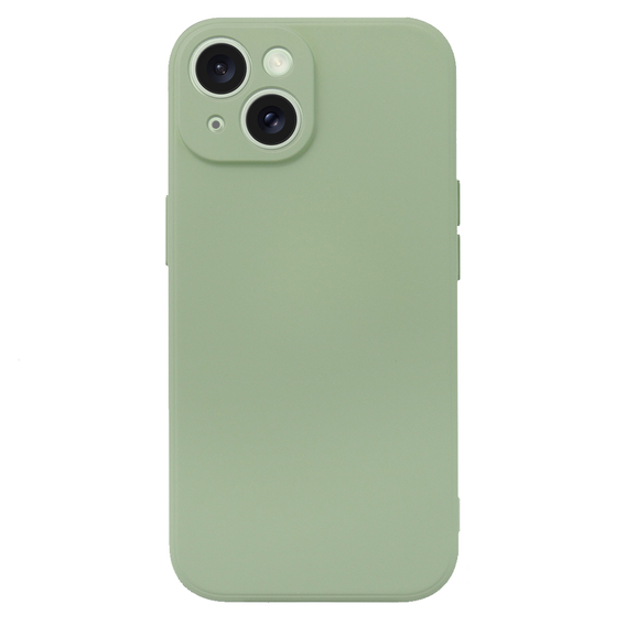 Pouzdro pro iPhone 15 Plus, Silicone Lite, zelené