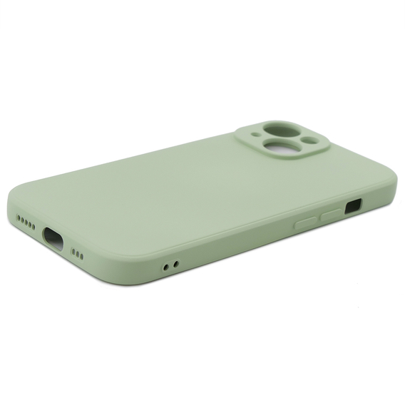 Pouzdro pro iPhone 15 Plus, Silicone Lite, zelené