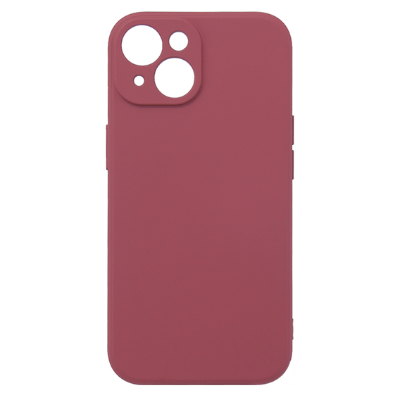 Pouzdro pro iPhone 15, Silicone Lite, červené