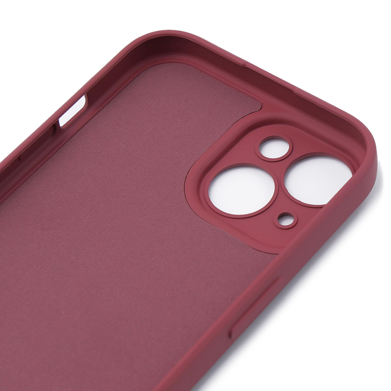 Pouzdro pro iPhone 15, Silicone Lite, červené