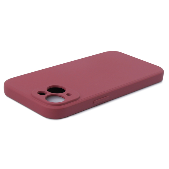 Pouzdro pro iPhone 15, Silicone Lite, červené