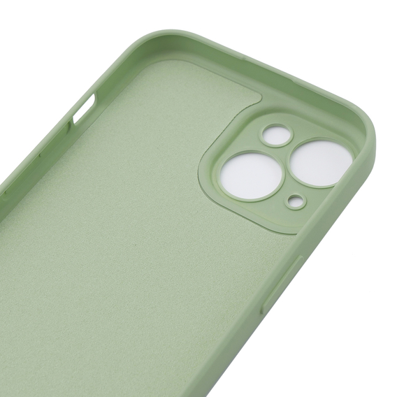 Pouzdro pro iPhone 15, Silicone Lite, zelené