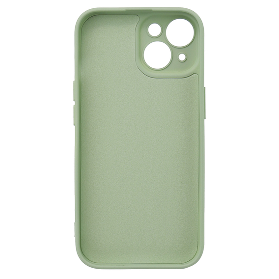 Pouzdro pro iPhone 15, Silicone Lite, zelené