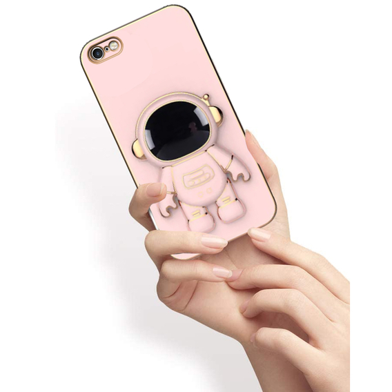 Pouzdro pro iPhone 6 / 6s, Astronaut, růžové rose gold