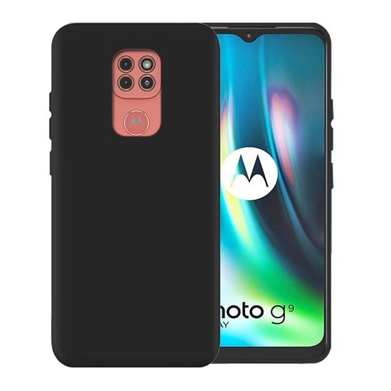 Tenké pouzdro pro Motorola Moto G9 Play/E7 Plus, Slim, černé