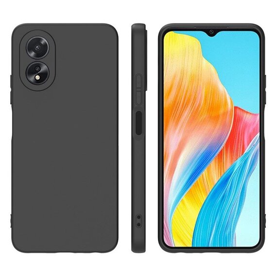 Tenké pouzdro pro Oppo A38 4G / Oppo A18 4G, Slim, černé