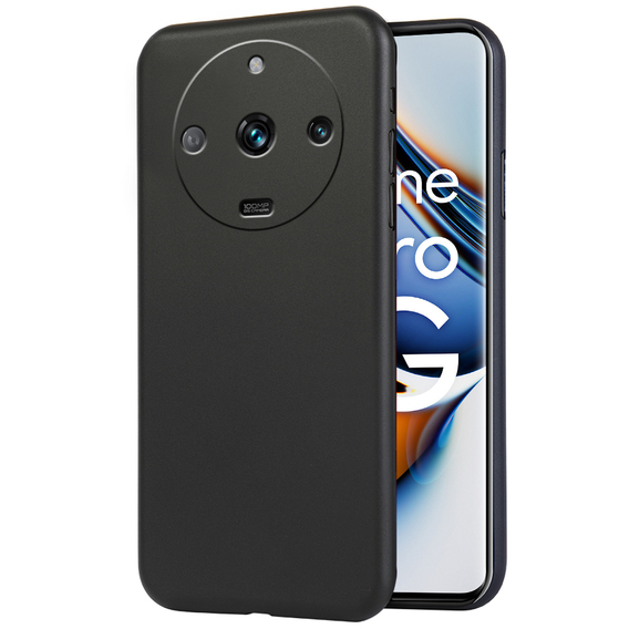 Tenké pouzdro pro Realme 11 Pro / 11 Pro +, Slim, černé