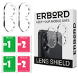 2x tvrzené sklo ERBORD pro kameru na Oppo A58 4G, průhledné