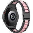 Bransoleta Stainless do Samsung Galaxy Watch 4 / 5 - Black/Pink