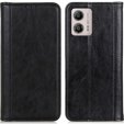 Flipové pouzdro pro Motorola Moto G53 / G23 / G13, Split Leather, černé