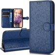 Flipové pouzdro pro Samsung Galaxy M15 5G, Wallet Rhombus, modré