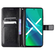 Klopové pouzdro pro Huawei Nova Y70 4G, Crazy Horse Wallet, černé