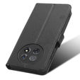 Klopové pouzdro pro Huawei Nova Y91 4G, Wallet Smart Magnet, černé