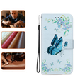 Klopové pouzdro pro Infinix Hot 40i, Wallet, Butterfly flower