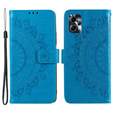 Klopové pouzdro pro Motorola Moto G13 / G23, Mandala Flower, modré