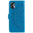 Klopové pouzdro pro Motorola Moto G13 / G23, Mandala Flower, modré