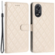 Klopové pouzdro pro Oppo A38 4G / Oppo A18 4G, Wallet, BINFEN COLOR, béžové