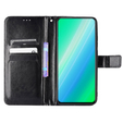 Klopové pouzdro pro Oppo A78 4G, Crazy Horse Wallet, černé