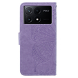 Klopové pouzdro pro Realme 12 Pro 5G / 12 Pro+ 5G, Butterfly, fialové