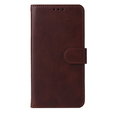 Klopové pouzdro pro Samsung Galaxy A54 5G, Leather Wallet, hnědé