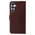 Klopové pouzdro pro Samsung Galaxy A54 5G, Leather Wallet, hnědé