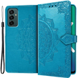 Klopové pouzdro pro Samsung Galaxy M23 5G / M13, Mandala, modré