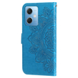 Klopové pouzdro pro Xiaomi Redmi Note 12 5G / POCO X5 5G, Mandala Flower, modré