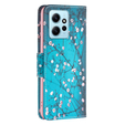 Klopové pouzdro pro Xiaomi Redmi Note 12 Pro 5G / POCO X5 Pro 5G, Wallet, Sakura, modré