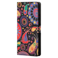 Klopové pouzdro pro Xiaomi Redmi Note 12S, Wallet, colorful jellyfish, černé