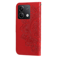 Klopové pouzdro pro Xiaomi Redmi Note 13 5G, Mandala, červené