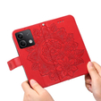 Klopové pouzdro pro Xiaomi Redmi Note 13 5G, Mandala, červené