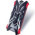 Pancéřové pouzdro pro Asus ROG Phone 6 5G, Aluminum Alloy, černá / červená