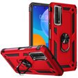 Pancéřové pouzdro pro Huawei P Smart 2021, Nox Case Ring, červené