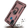 Pancéřové pouzdro pro Samsung Galaxy M21, Nox Case Ring, růžové rose gold