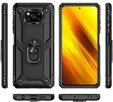 Pancéřové pouzdro pro Xiaomi Poco X3 NFC, Nox Case Ring, černé