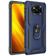 Pancéřové pouzdro pro Xiaomi Poco X3 NFC, Nox Case Ring, modré