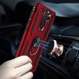 Pancéřové pouzdro pro Xiaomi Redmi Note 8 Pro, Nox Case Ring, červené