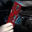 Pancéřové pouzdro pro Xiaomi Redmi Note 9S / 9 Pro, Nox Case Ring, červené