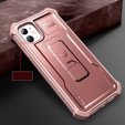 Pancéřové pouzdro pro iPhone 11, Dexnor Full Body, růžové rose gold