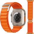 Pasek Nylonowy do Apple Watch 1/2/3/4/5/6/7/8/SE/ULTRA 42/44/45/49mm, Pomarańczowy