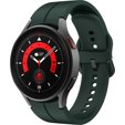 Pasek silikonowy do Samsung Galaxy Watch 4/5 40/42/44/46/45mm Pro, Zielony