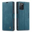 Pouzdro CASEME pro Samsung Galaxy Note 20 Ultra, Leather Wallet Case, zelené