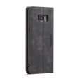 Pouzdro CASEME pro Samsung Galaxy S8, Leather Wallet Case, černé