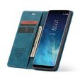 Pouzdro CASEME pro Samsung Galaxy S8, Leather Wallet Case, modré