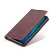 Pouzdro CASEME pro Xiaomi Redmi Note 8 Pro, Leather Wallet Case, červené