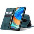 Pouzdro CASEME pro Xiaomi do Redmi Note 9s / 9 Pro, Leather Wallet Case, modré