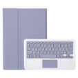Pouzdro + klávesnice Lenovo Tab P11 Gen 2, Pen Slot TouchPad, fialové