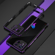 Pouzdro pro ASUS ROG Phone 8 Pro, Armor Bumper, s krytem objektivu, černá / fialová