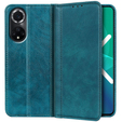 Pouzdro pro Huawei Nova 9, Wallet Litchi Leather, zelené